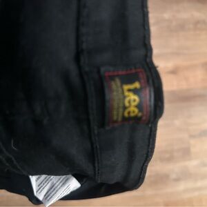 Lee Black Denim Pants  with Logo Patch 14s